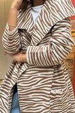 Darling Knit Trench Camel